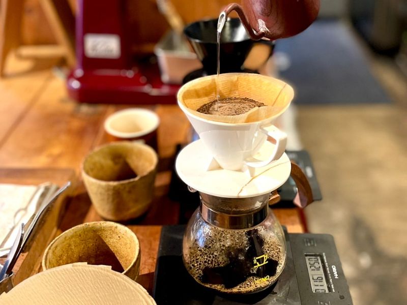 三鷹カフェフジヤコーヒードリップコーヒー